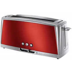 Тостер на 2 довгих слота Russell Hobbs 23250-56 Luna Solar Red (23250-56)