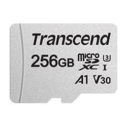 Карта памяти Transcend  256GB microSDXC C10 UHS-I R95/W45MB/s + SD адаптер (TS256GUSD300S-A)