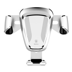 Тримач автомобільний Baseus Gravity Car Mount, silver (SUYL-0S)