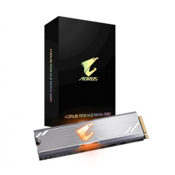 Твердотільний накопичувач Gigabyte SSD M.2 AORUS 512GB NVMe PCIe 3.0 4x 2280 RGB (GP-ASM2NE2512GTTDR)