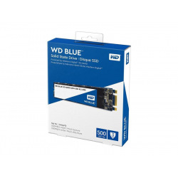 Твердотільний накопичувач SSD M.2 WD Blue 500GB 2280 SATA TLC (WDS500G2B0B)