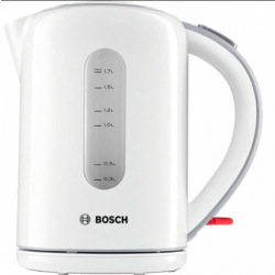 Електрочайник Bosch, 1.7л, метал, білий (TWK7601)