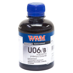 Чернила WWM U06 Black для Canon/HP/Lexmark 200г (U06/B) водорастворимые