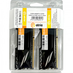 модуль пам’яті 32Gb DDR4 2666MHz  Atria Fly Black  (2x16) UAT42666CL19BK2/32 (UAT42666CL19BK2/32)