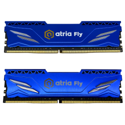 модуль пам’яті 16Gb DDR4 3200MHz  Atria Fly Blue ( 2x8) UAT43200CL18BLK2/16 (UAT43200CL18BLK2/16)