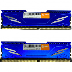 модуль пам’яті 32Gb DDR4 3600MHz  Atria Fly Blue (2x16) UAT43600CL18BLK2/32 (UAT43600CL18BLK2/32)