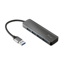 USB-Концентратор Trust Halyx 4-Port USB-A 3.2 ALUMINIUM (23327_Trust)