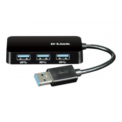 USB-Концентратор D-Link DUB-1341 4xUSB 3.0 компактный, без блока питания (DUB-1341)
