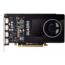 Відеокарта NVIDIA QUADRO PASCAL 1280 CUDA cores 5G D5 4DP/1DVI QUADRO P2200 5GB 4DP/1DVI (VCQP2200-PB)