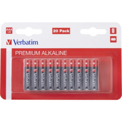 Батарейка Verbatim Alkaline AAA/LR03 BL 10шт (49874)
