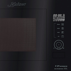 Микроволновая печь Kaiser встраиваемая - 25л/900 Вт/гриль/сенсор/черный (EM2510)