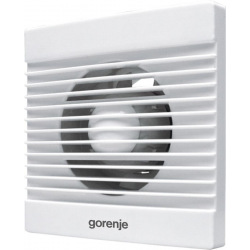 Вытяжной вентилятор Gorenje BVN100WS, 15 Вт, 70 м3/ч, 2400 об./мин, белый (BVN100WS)