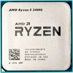 Процесор AMD Ryzen 5 2400G Socket AM4/3.6GHz tray Ryzen 5 2400G Tray s-AM4 (YD2400C5M4MFB)