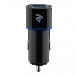 Автомобільний ЗП 2E Dual USB Car Charger 2.4A&2.4A, black (2E-ACR01-B)