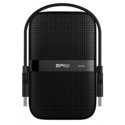 Жорсткий диск Silicon Power 2.5" USB 3.2 1TB Armor A60 захист IPX4 Black (SP010TBPHDA60S3A)