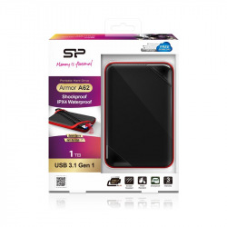 Жесткий диск Silicon Power 2.5" USB 3.2 1TB Armor A62 защита IPX4 Black (SP010TBPHD62SS3K)