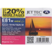 Аналог Epson C13T08234A10, C13T11234A10 Magenta (Червоний) Сумісний Картридж JetTec