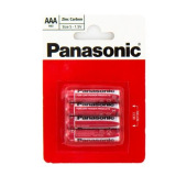 Батарейка Panasonic RED ZINK R03 BLI 4 ZINK-CARBON (R03REL/4BP)