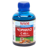 Чорнило WWM C45 Cyan для Canon 200г (C45/C) водорозчинне