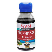 Чернила WWM C49 Black для Canon 100г (C49/BP-2) пигментные