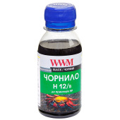 Чернила WWM H12 Black для HP 100г (H12/B-2) водорастворимые