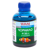 Чорнило для СНПЧ WWM H35 Cyan для HP 200г (H35/C) водорозчинне