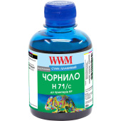 Чорнило WWM H71 Cyan для HP 200г (H71/C) водорозчинне