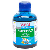 Чернила WWM H77 Cyan для HP 200г (H77/C) водорастворимые