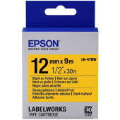 Картридж Epson LK-4YBW9 Strng adh Black/Yellow 12mm x 9m (C53S654014)