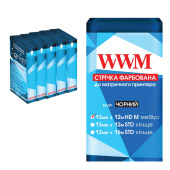 Лента красящая WWM 13мм х 12м HD левый Refill Black (R13.12HM5) 5шт