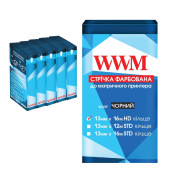 Стрічка фарбуюча WWM 13мм х 16м HD кільце Refill Black (R13.16H5) 5шт