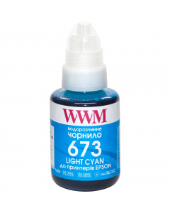 Чорнило WWM 673 Light Cyan для Epson 140г (E673LC) водорозчинне