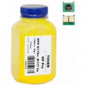 Тонер + чип АНК 30Г Yellow (Желтый) 3202341