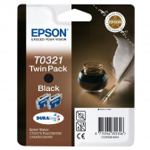 Картриджі Epson T0321 х 2шт Black (C13T03214210)