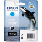 Картридж Epson T7602 Cyan (C13T76024010)
