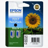 Картриджи Epson T017 х 2шт Black (T017402)