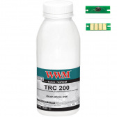 Тонер і Чіп WWM 90г Black (TC-Ricoh-SP200-90-WWM)
