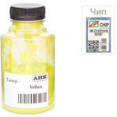 Тонер + чип АНК 80Г Yellow (Желтый) 1505440