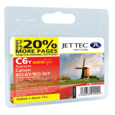 Картридж JetTec для Canon BCI 3eY, BCI 6Y Yellow