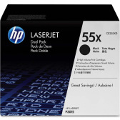 Картридж HP 55X Black х 2шт (CE255XD)