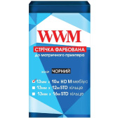 Стрічка фарбуюча WWM 13мм х 10м HD лівий Refill Black (R13.10HM)