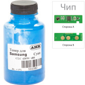 Тонер і Чіп АНК 30Г Cyan (3202629)