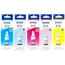 Чорнило для Epson L800 EPSON 673  C/M/Y/LC/LM 5шт x 70мл SET673C/M/Y/LC/LM