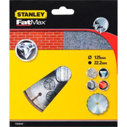 Диск алмазный STANLEY 125x22.2 бетон/кирпич сегментированный (STA38107)