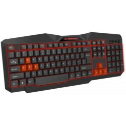 Клавiатура дротова Keyboard EGK201 Red USB LED (EGK201RUA)