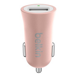 Автомобільний ЗП Belkin USB Mixit Premium (USB 2.4Amp) rose gold (F8M730BTC00)