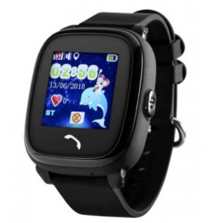 Дитячий GPS годинник-телефон GOGPS ME K25 Чорний (K25BK)