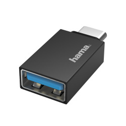 Адаптер Hama OTG USB C - USB 3.2 Black (00200311)