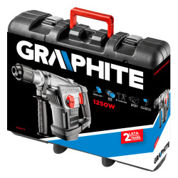 Перфоратор GRAPHITE SDS Max 1250Вт, кейс (58G874)