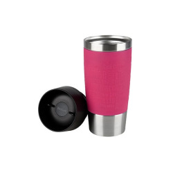 Термочашка Tefal TRAVEL MUG 0.36L raspb/silver (K3087114)